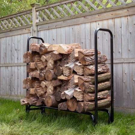 NATURE SPRING Nature Spring 4 Foot Firewood Log Rack 566808CMF
